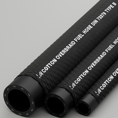 Cotton braided rubber fuel - rubber,