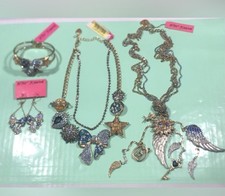 Betsey Johnson Heavens To Betsey Vintage Lot Necklaces Bracelet Earrings 