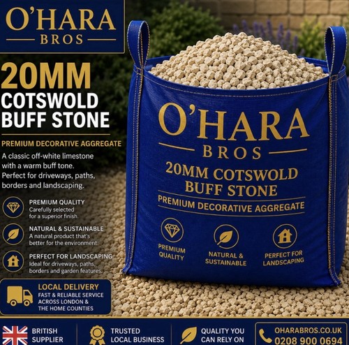 Cotswold 20mm gravel chippings - 20mm,