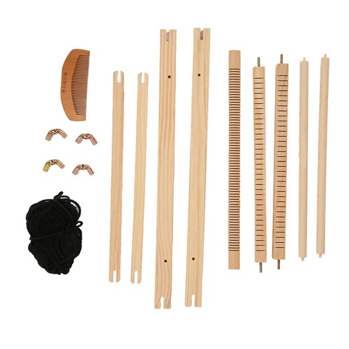 Wooden weaving loom portable - loom,