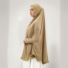 Women Muslim Large Overhead Khimar Abaya Prayer Islamic Headscarf Burka Niqab