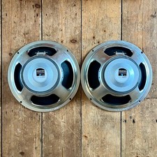 Pair of matching Celestion G12-100 AVT 12” Guitar Speakers Marshall spec UK made