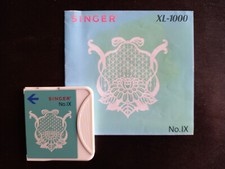 SINGER XL-1000¤Embroidery card/embroidery card¤No. IX¤!!!!!!!!!!!!!!!!!!!!!!!