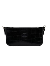 Mulberry Women's Black Patterned Leather Rectangular Handbag