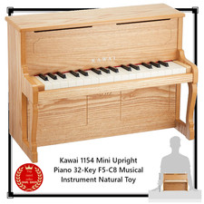 Kawai 1154 Mini Upright Piano 32-Key F5-C8 Musical Instrument Natural Toy Japan