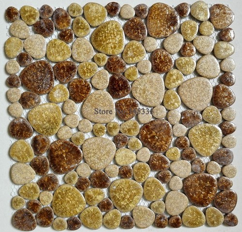 11pcs ceramic pebble mosaic - ceramic,