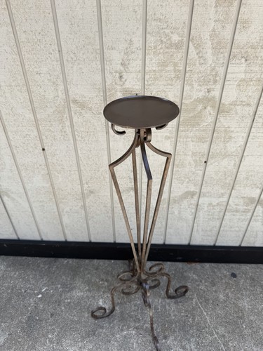 Tall metal floor candle holder - tall,