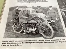 CAMPION WWI RAF MOTORCYCLE