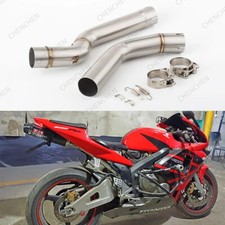 Motorcycle Slip-On Exhaust System Mid Link Pipe For Honda CBR600RR F5 2005-2017