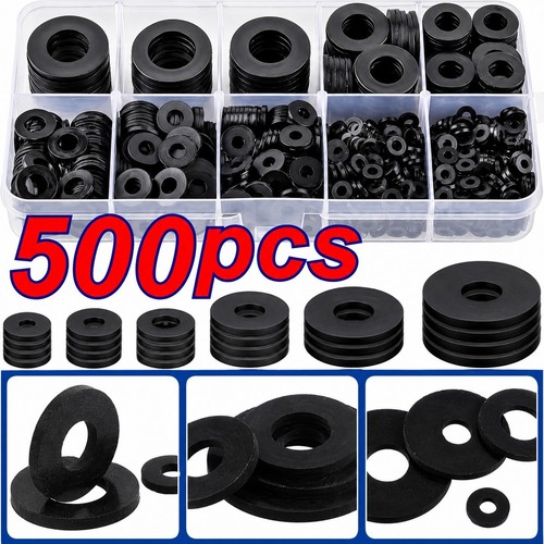 500pcs flat washers - 500pcs, nylon