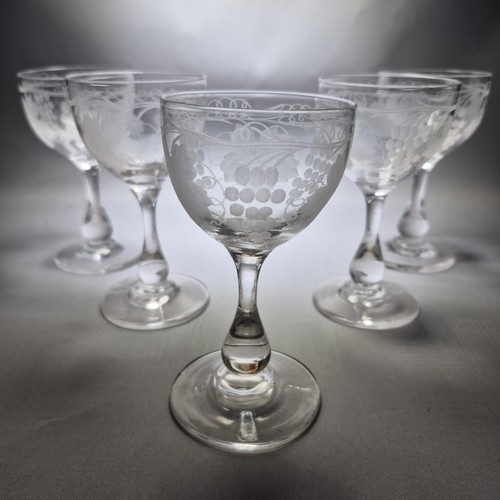 Vintage engraved crystal - vintage,