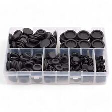 Cable Blanking Rubber Closed Grommets Assorted Box - 280 Pieces 6mm - 25mm