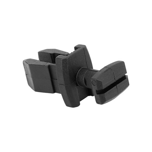Black vent closure clips - black,