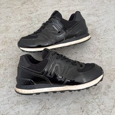 New Balance 574 Patent Black