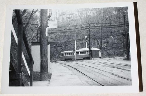 Trolley street car tracks - street,