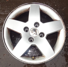 PEUGEOT 207 ALLOY WHEEL ALLOY RIM 15" RIM 5 SPOKE 6J 2007~2013 ⭐RAPID POST⭐