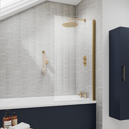 Nuie square frameless bath - frameless,
