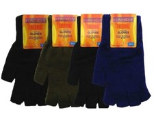 Mens Fingerless Gloves Adults