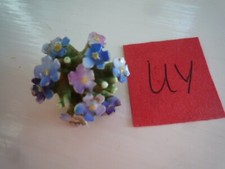 VINTAGE CHINA FLORAL BROOCH