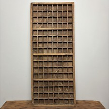 Vintage Wooden Printers Tray - Rustic Wooden Salvage - Wall Decor - #1