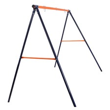 Swing Stand Yard Lawn Playground A-Frame + 48'' Spider Web Tree Swing Net Garden