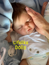 Lifelike Doll " Noah Asleep" Reva schick sleep Reborn Fake Baby Living Realistic