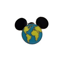 Disney Mickey Mouse Icon Earth Pin