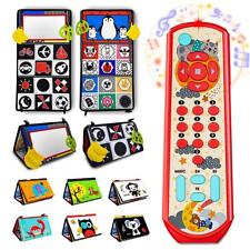 Baby Red Remote Control Mirror Toys and Crawling Play Mat with Sensory Fun Game