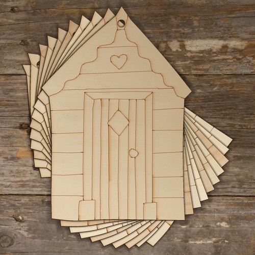 10x wooden beach hut dimond - 10x,