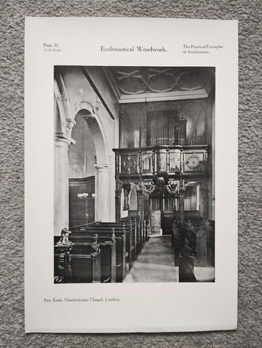 Pew ends charterhouse - ends,