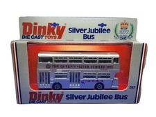 DINKY TOYS 297 Silver Jubilee Bus Queen Elizabeth II 1977 Original Boxed 
