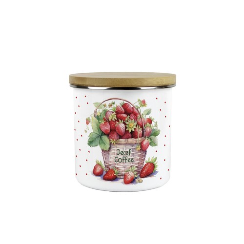 Strawberry basket decaf coffee - strawberry,