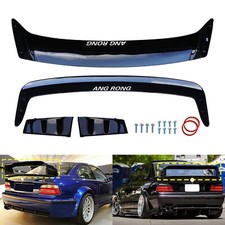 For BMW 3 Series E36 Saloon 1990-99 Gloss Black GT Style Rear Boot Trunk Spoiler