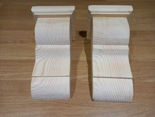 PINE WOOD CORBELS x 2