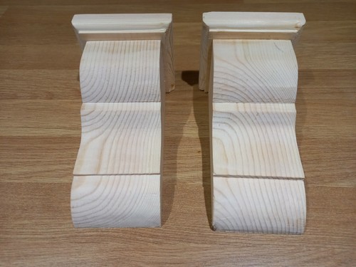 Pine wood corbels - corbels, x