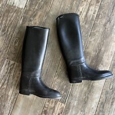 WOMENS DUBLIN BLACK RUBBER EQUESTRIAN RIDING PVC BOOTS 34 EURO, USA 4