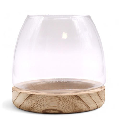 Glass dome cloche bell - glass,