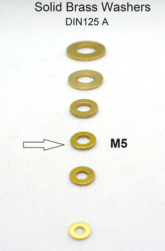 Brass washers m6 m8 - washers, m5