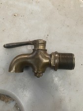 Vintage Brass Engine Drain Tap
