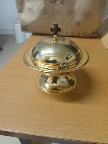 Catholic ciborium with lid - ciborium,
