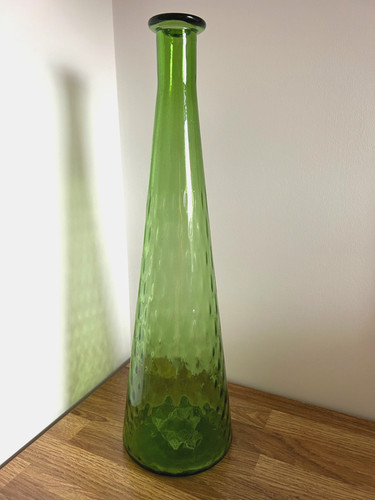 Empoli italian glass bottle - empoli,