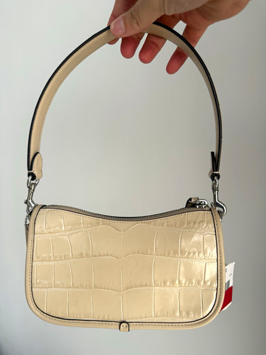 Coach swinger cream croc - coach, 20