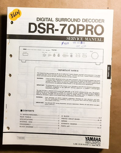 Yamaha dsr pro - pro,