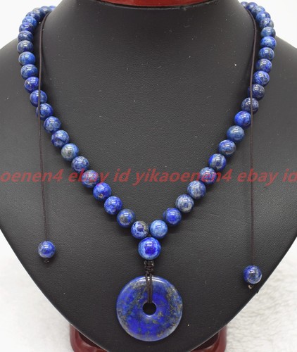 Pretty natural 8mm blue lapis - 8mm,