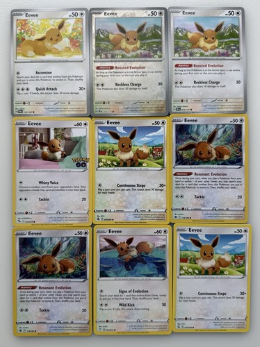 Eevee pokemon cards bundle - eevee,