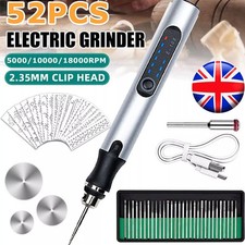 Engraving Etching Pen Hobby Craft Rotary Handheld Tool For Jewellery Metal Glass