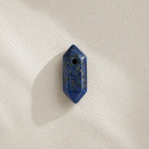 Natural lapis lazuli - lapis, hexagon
