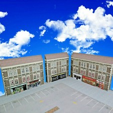 N Gauge Buildings Town Shops