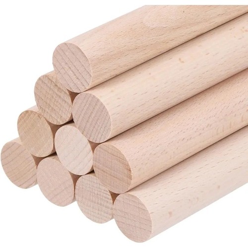 Wooden dowel rod 10 - rod, 5,8,10-60mm