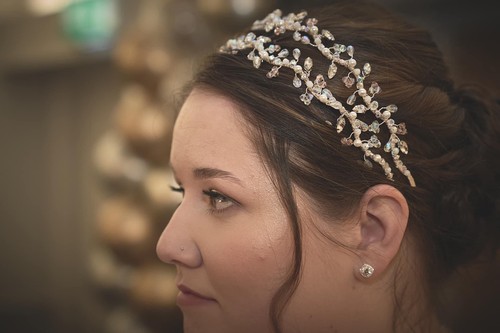 Bridal tiara headband - bridal,